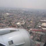 View from airplane
