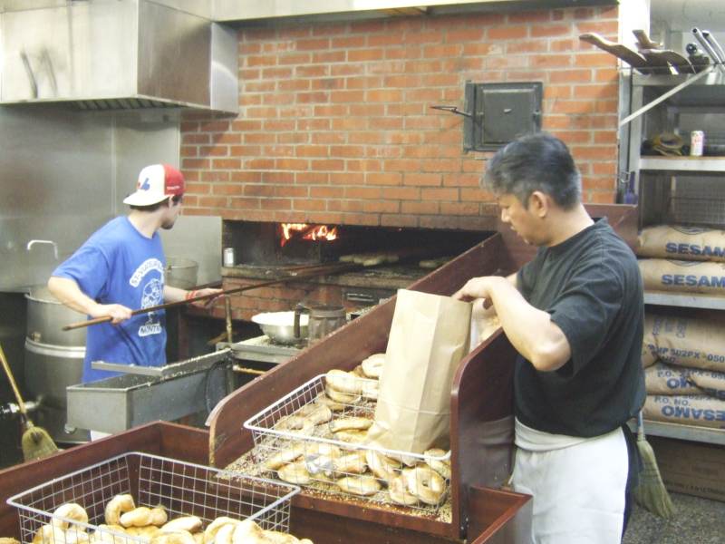 Inside St Viateur Bagel Shop