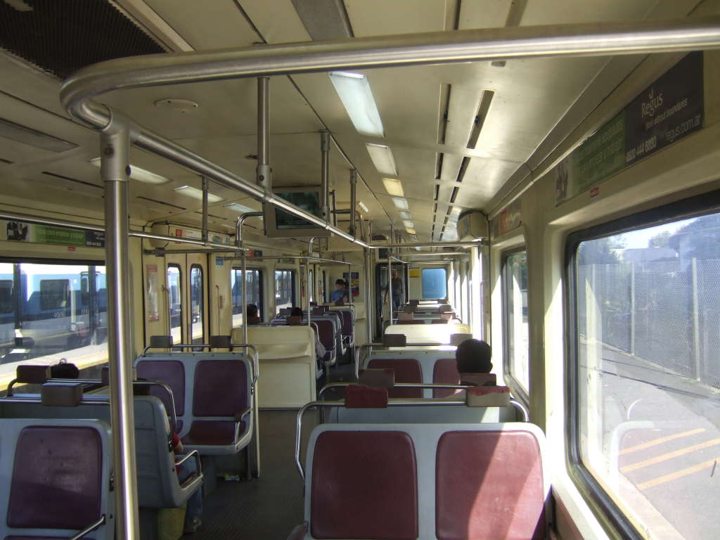 Inside the Retiro to Tigre Train