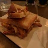 L'Gros Luxe Grilled Sandwich with Poutine