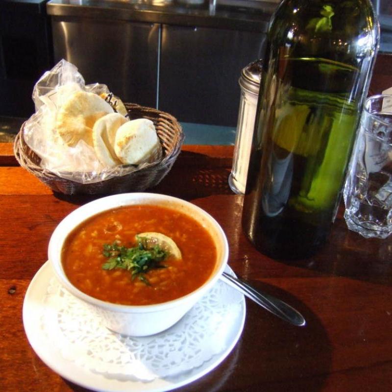 Soupe Harrira (with water bottle)