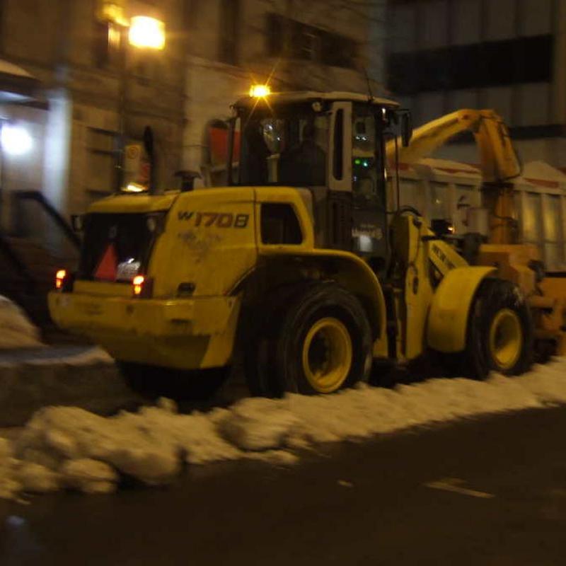 Hauling Snow Hauling Snow