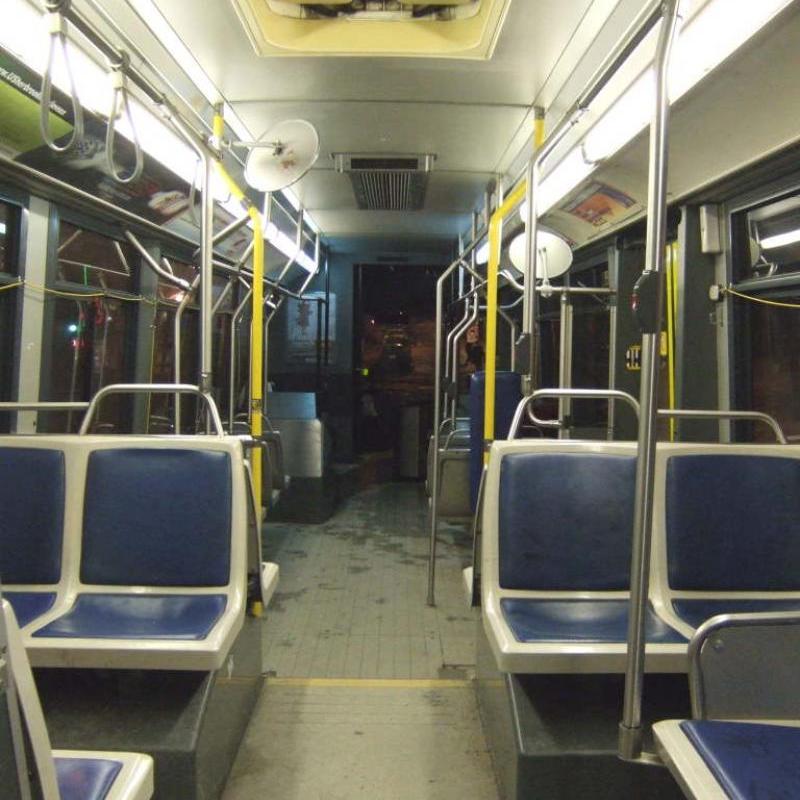 Inside a Bus