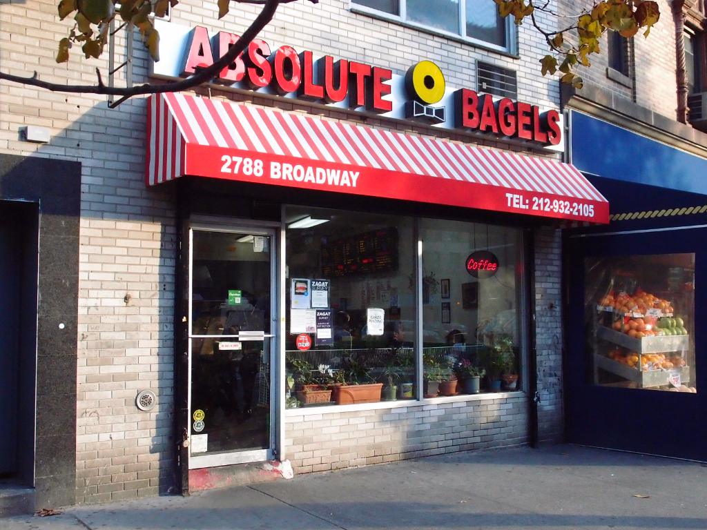 Absolute Bagels - 2788 Broadway, New York