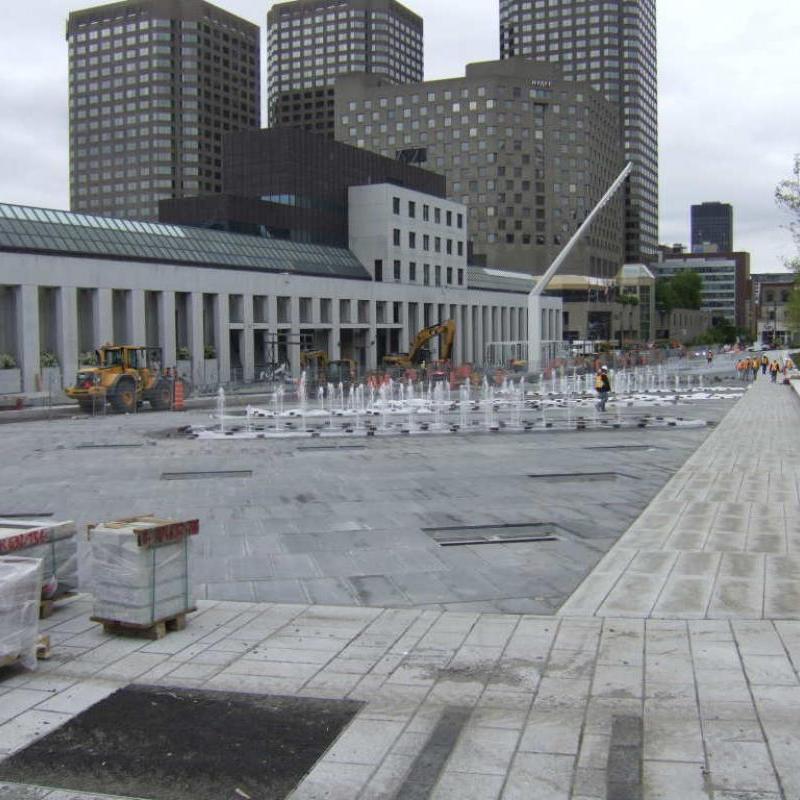 Rue Jeanne-Mance Construction Rue Jeanne-Mance Construction