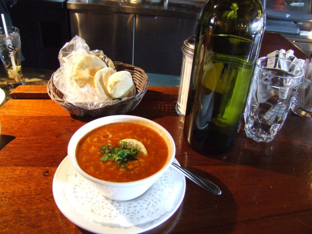 Soupe Harrira (with water bottle) Soupe Harrira (with water bottle)