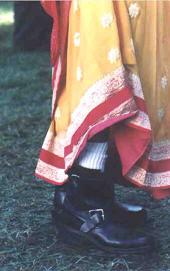 [Combat Boots and a Sari]