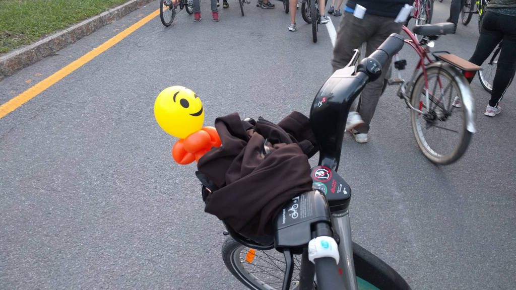 Decked out bike for Tour La Nuit